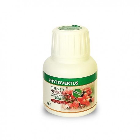 Brûle-graisse thé vert et guarana Phytovertus, boite de 60 gélules Brûle-graisse thé vert et guarana Phytovertus, boite de 60 gélules