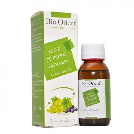 Huile végétale de pépins de raisin 90ml - Bio Orient Huile végétale de pépins de raisin 90ml - Bio Orient