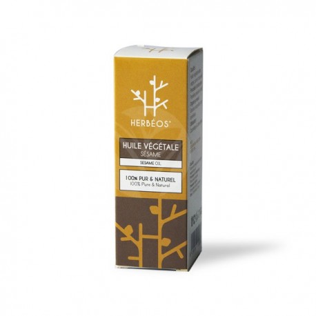 Huile Végétale de Sésame, 35ML - Herbéos Huile Végétale de Sésame, 35ML - Herbéos