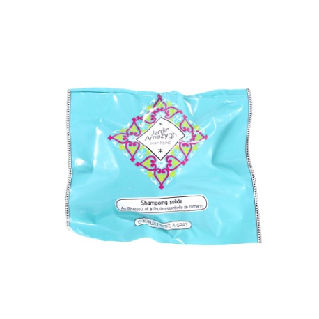 Shampoing Solide Au Ghassoul & Romarin, 50g - Jardin Amazygh Shampoing Solide Au Ghassoul & Romarin, 50g - Jardin Amazygh