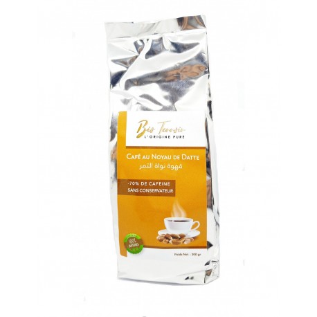 Substitut de Café Aux Noyaux de Dattes, 300g - Bio Terroir Substitut de Café Aux Noyaux de Dattes, 300g - Bio Terroir