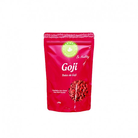 Baies de Goji Séchées, Paquet de 80g - Carthage Nutrition Baies de Goji Séchées, Paquet de 80g - Carthage Nutrition