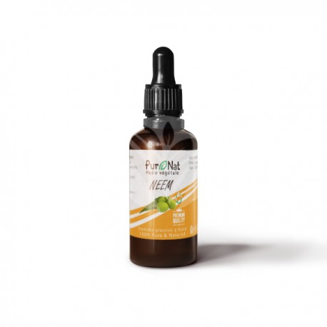 Huile Végétale de Neem, 30ml - PurNat Huile Végétale de Neem, 30ml - PurNat