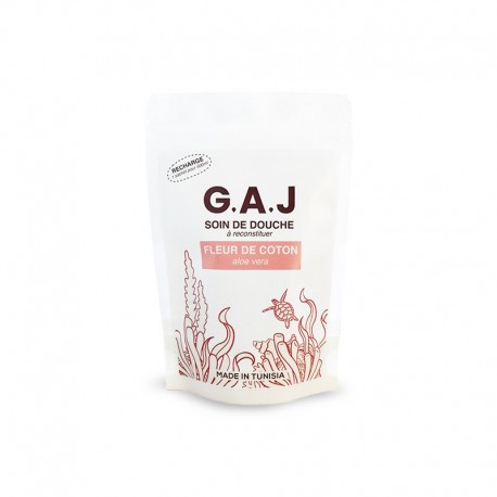 Recharge Soin de Douche Fleur de sel & Vitamine E, 40g - G.A.J Tunisie Recharge Soin de Douche Fleur de sel & Vitamine E, 40g - G.A.J Tunisie