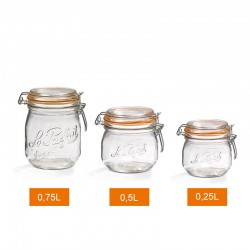 Bocal en Verre Le Parfet Super, 3 Modèles - Le Parfait