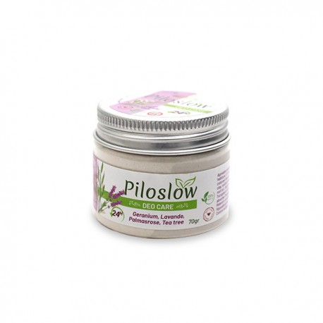 Pilowslow Déo Care Géranium & Lavande, 70g - Herbalya Pilowslow Déo Care Géranium & Lavande, 70g - Herbalya