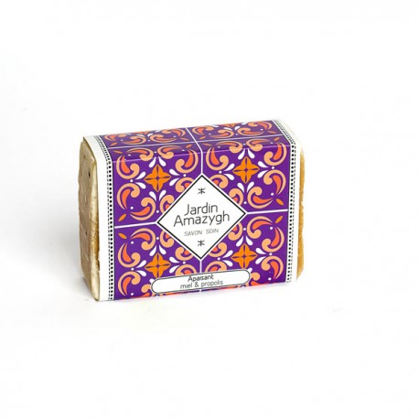 Savon Apaisant, Miel & Propolis - Jardin Amazygh Savon Apaisant, Miel & Propolis - Jardin Amazygh