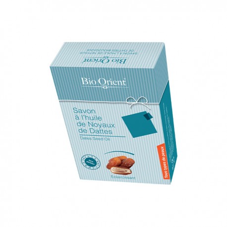 Savon à l'Huile BIO de Noyaux de Dattes, 100g - Bio Orient Savon à l'Huile BIO de Noyaux de Dattes, 100g - Bio Orient