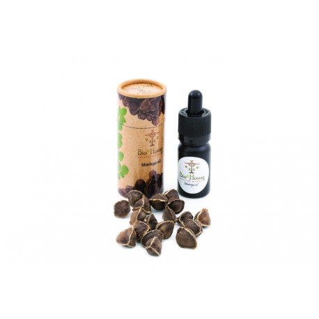 Huile Végétale de Moringa, 10ml - Bio House Huile Végétale de Moringa, 10ml - Bio House