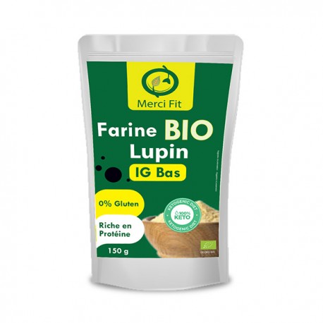 Farine de Lupin, 150g - Merci Fit Farine de Lupin, 150g - Merci Fit