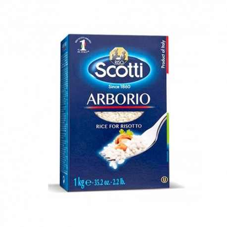 Riz Arborio pour risotto, 1 Kg - Scotti Riz Arborio pour risotto, 1 Kg - Scotti