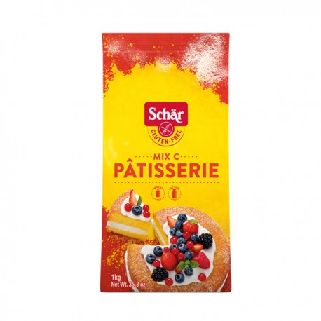 Farine Mix C Pâtisserie Sans Gluten, Paquet 1Kg - Schär Farine Mix C Pâtisserie Sans Gluten, Paquet 1Kg - Schär