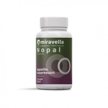 Gélules nopal, boite de 120 gélules - Miravella Gélules nopal, boite de 120 gélules - Miravella