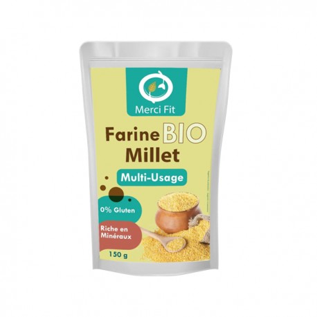 Farine de Millet, 200g – Merci Fit Farine de Millet, 200g – Merci Fit