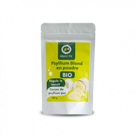 Psyllium Blond en poudre 100g Bio Psyllium Blond en poudre 100g Bio