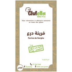 Farine de Sorgo Sans Gluletn, Paquet de 500g - Glutella
