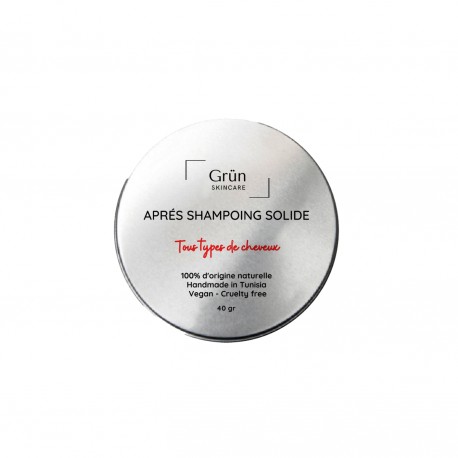 Après-Shampoing Solide, Tous types de cheveux, 40G - Grün Après-Shampoing Solide, Tous types de cheveux, 40G - Grün