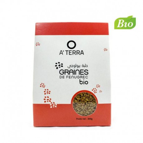 Graines de Fenugrec BIO, 300G - A'Terra Graines de Fenugrec BIO, 300G - A'Terra