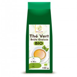 Thé Vert  Cocktail Brûle Graisses, Paquet de 100g - Merci Fit