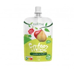 Gourde Compote Pomme Poire  Sans Sucres Ajoutés, 90G – Fruteez