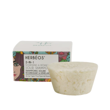 Shampoing Solide 2 en1 Nourrissant & Démêlant, 65 g - Herbéos